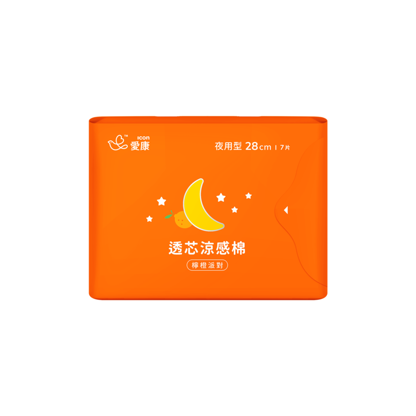 透芯涼感棉 檸橙派對