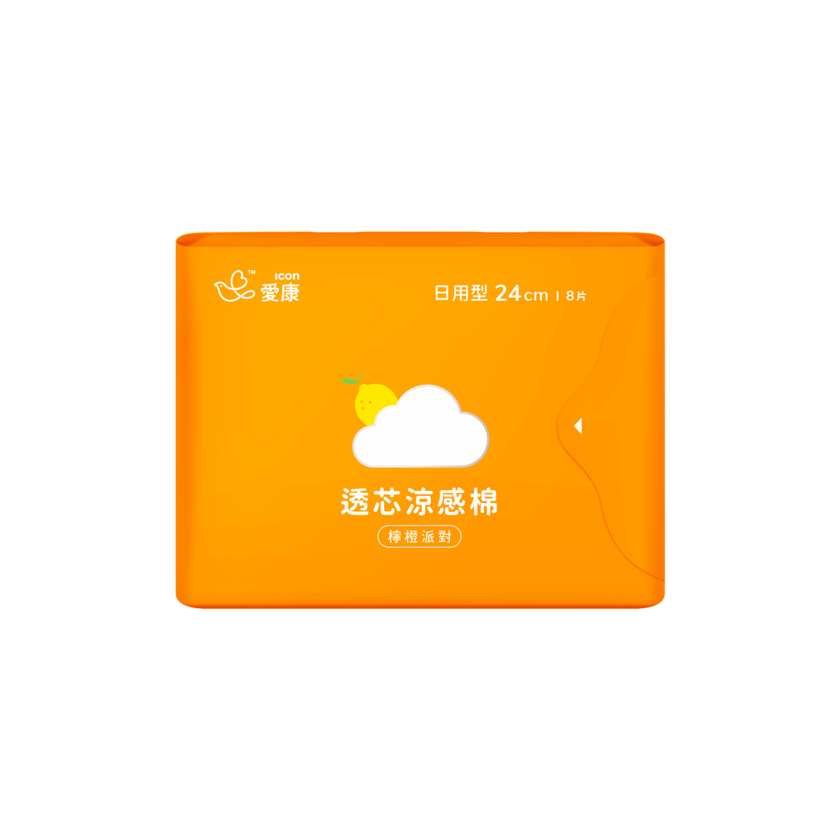 透芯涼感棉 檸橙派對