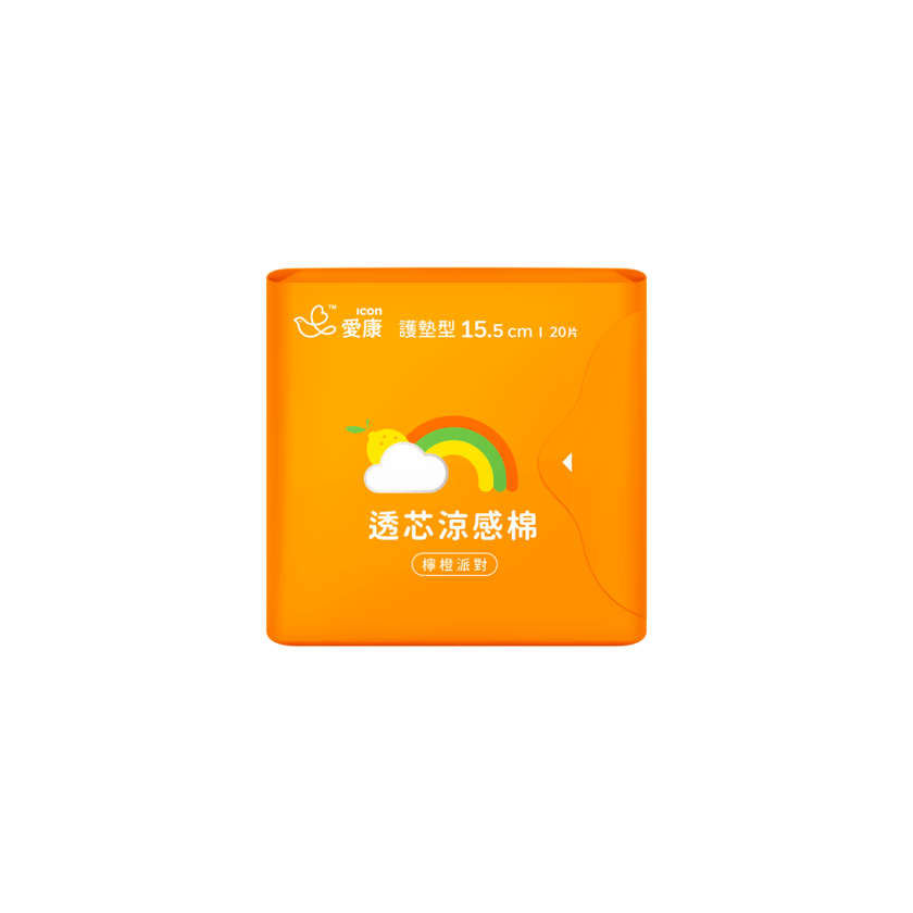 透芯涼感棉 檸橙派對