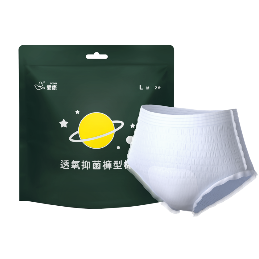 透氧抑菌褲型棉