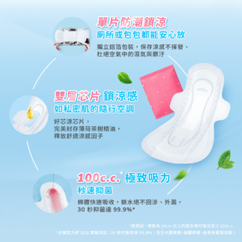 透芯涼感棉 隨身包