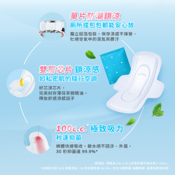 透芯涼感棉 隨身包
