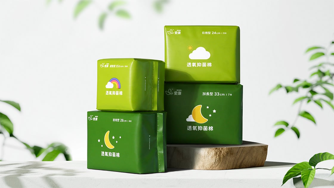 愛康全新透氧抑菌棉 更輕薄透氣好抽取