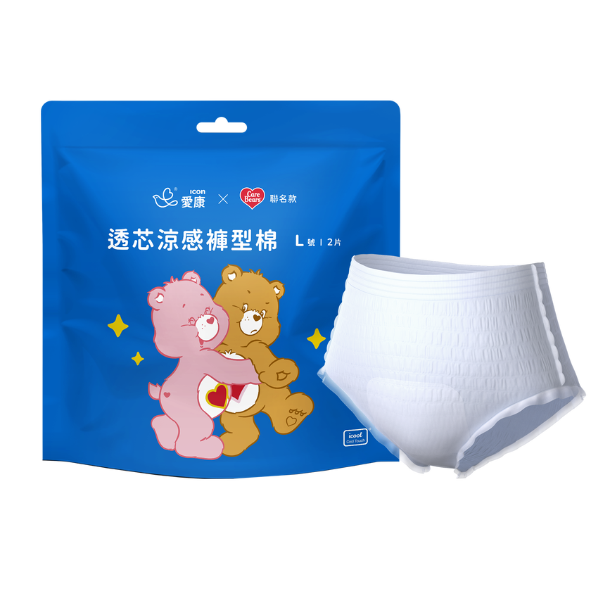 (特惠)【CARE BEARS特別款】透芯涼感褲型棉