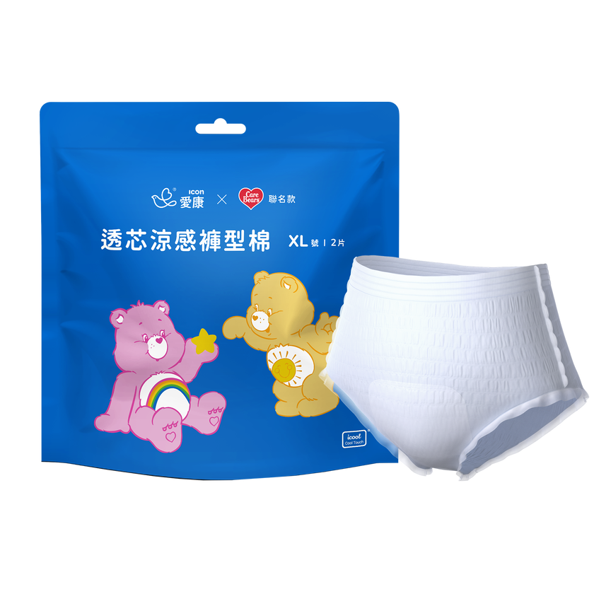 (特惠)【CARE BEARS特別款】透芯涼感褲型棉